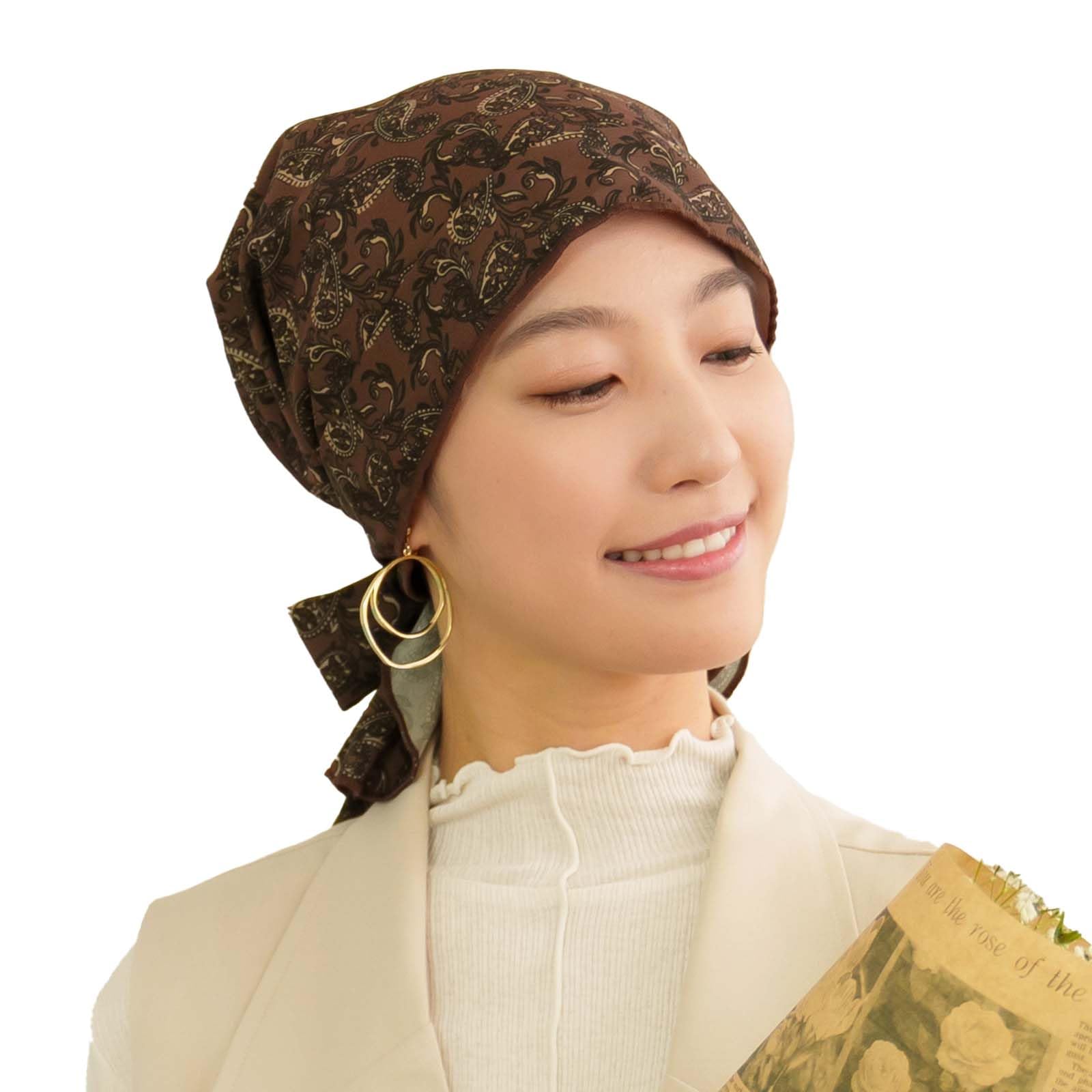 

MY Medical Care Bandana Organic Cotton Chain Free Hair Free Gift Wrapping [KISS LIFE] Hat, Hat, Type, Paisley, Cute, Stylish, 100% -Drape- Pattern,
