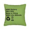 Inflatable Battery Pillowcases  Retro Trendy Pillow Case For Office Car Home Decor Graphic Pillow Cover
