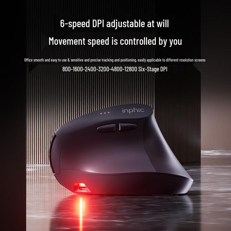INPHIC X9 Pro Wireless Ergonomic Vertical Mouse