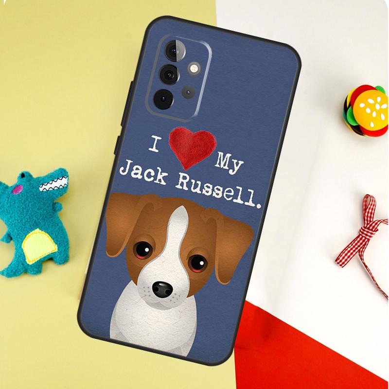 Jack Russell Terrier Dog Case For Samsung Galaxy A54 A34 A24 A14 A12 A22 A32 A42 A52 A72 A52S A51 A71 A13 A53 Cover