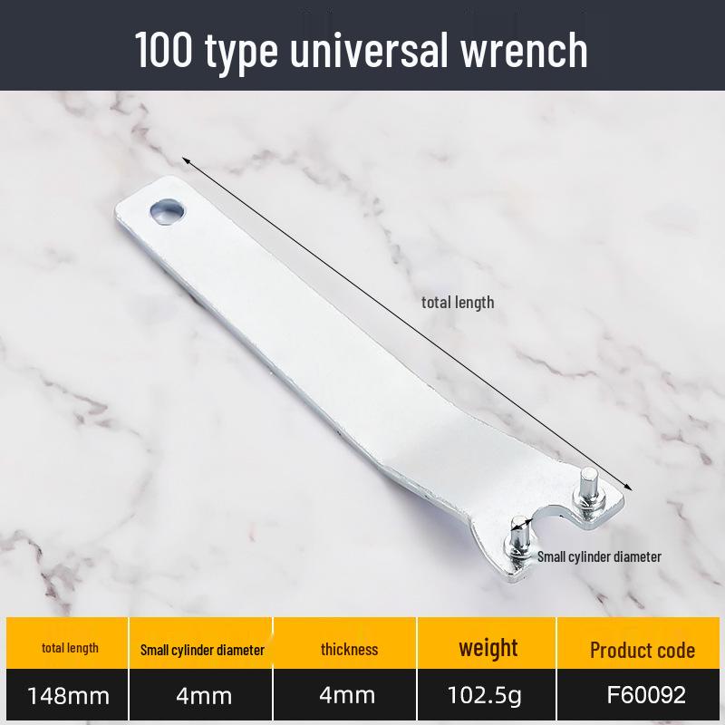 Adjustable Universal Angle Grinder Wrench for Disassembly and Polishing