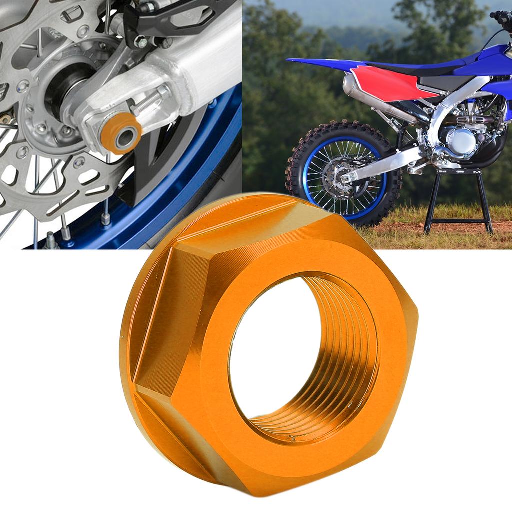 Motorcycle Rear Wheel Axle Nut M20 1.5 Aluminum Replacement for YZ125CelsiusYZ250 1 ‑2021
