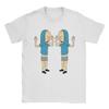 Men Women Double Cornholio Beavis and Butthead T Shirt  Pure Cotton Clothing Novelty Short Sleeve Crewneck Tees