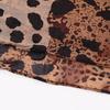Mote Leopardmønster Chiffonskjerf Mykt Elegant Sjal Silkeskjerf Vintage Langt Chiffonsjal Skjerf Kvinner