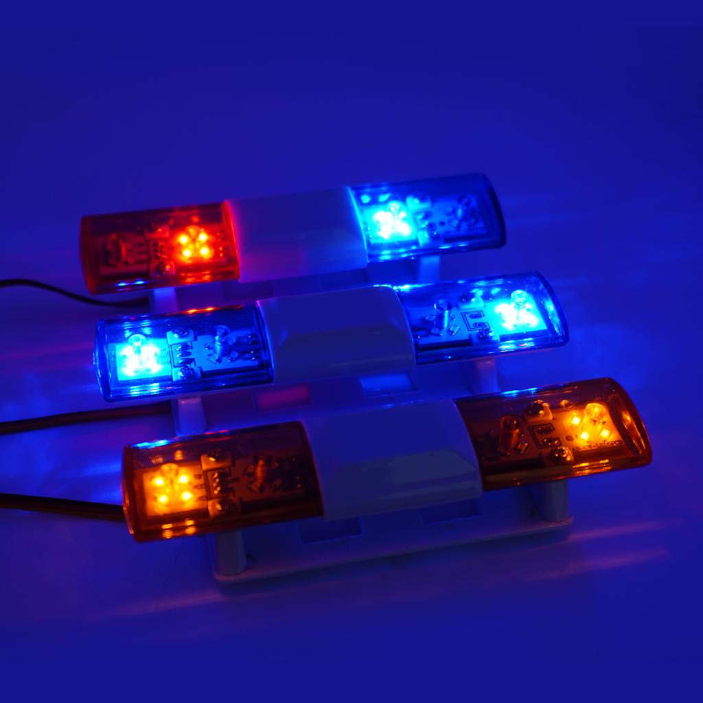 105/108/115/145mm Multi-function Flashing LED Police RC Car Light Bar for RC Car HSP Kyosho Traxxas Tamiya SCANIA Axial SCX10