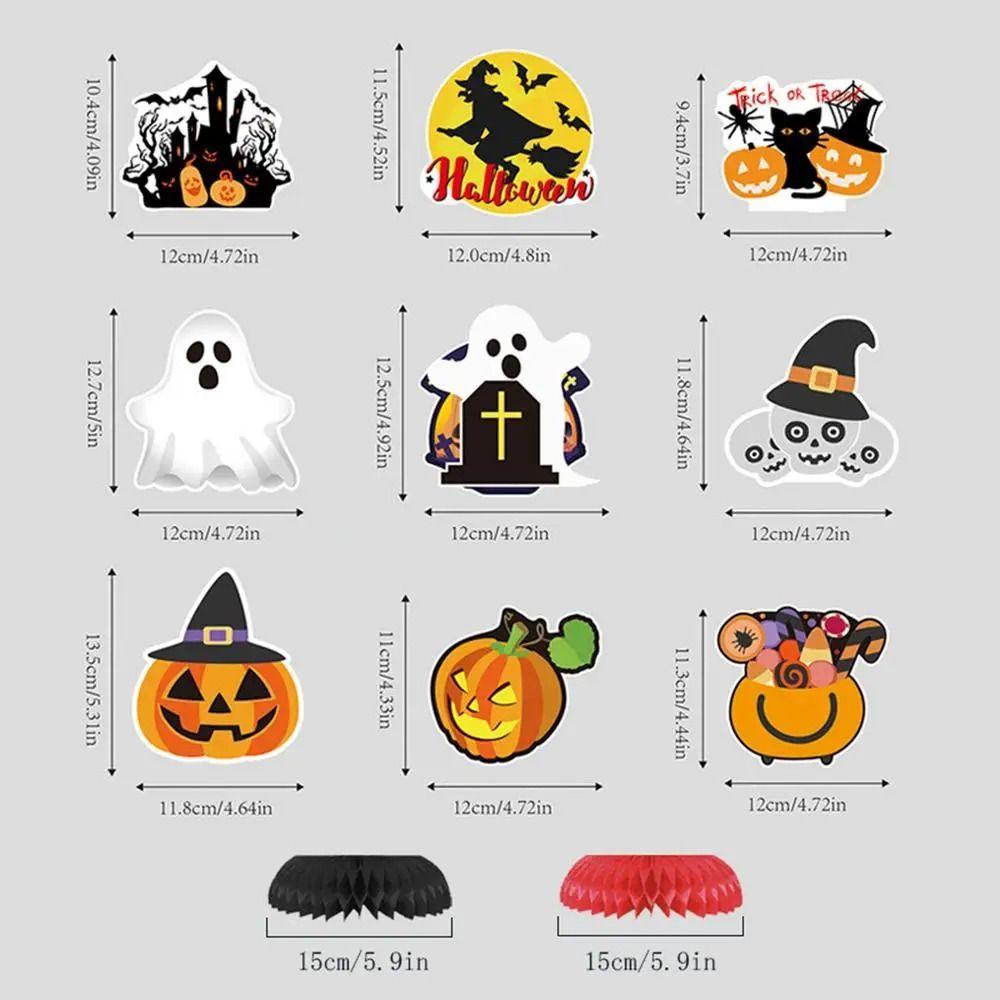 9Pcs/Set 3D Halloween Table Decorations Halloween Party Supplies  Halloween Table Decoration