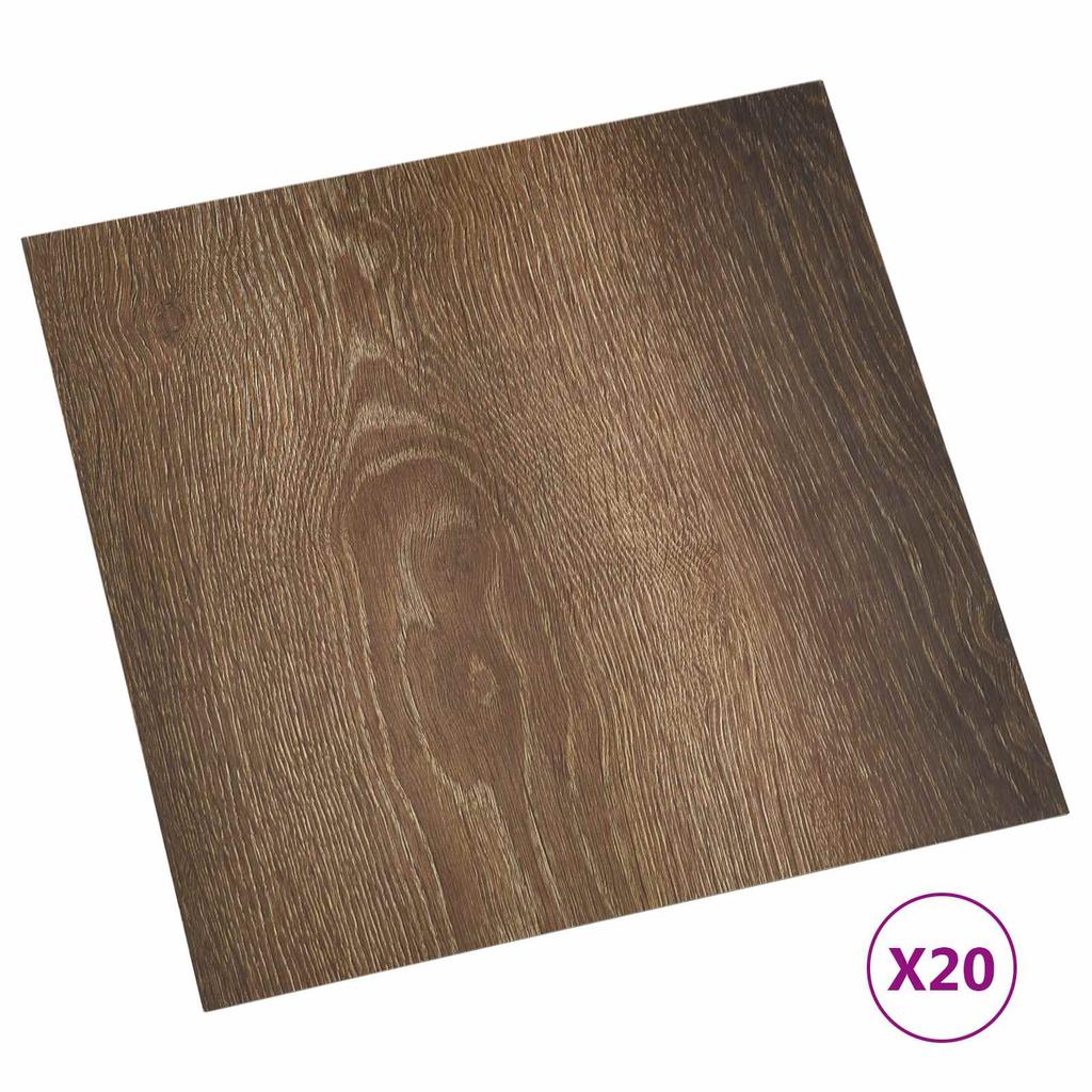 Self Adhesive Floor Tiles 30.5 x 30.5 cm 20 pcs PVC