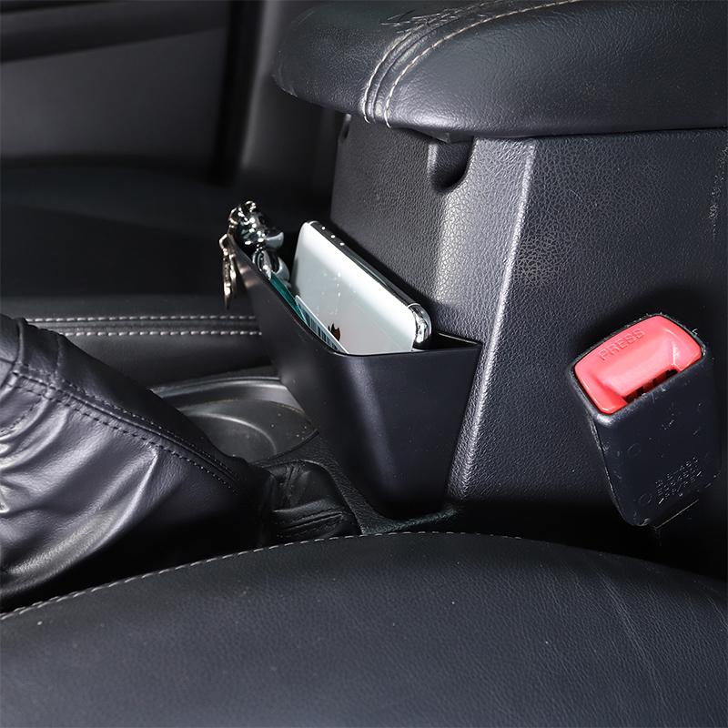 For Subaru Forester 2013-2018 ABS Black Car Armrest Box Front Storage Box Mobile Phone Storage Box Interior Car Accessories