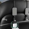 Five Color Car Seat Backrest Hook, Multifunctional Hidden Car Pendant Creative Napa Pattern Car Seat Storage Hook Firmly Secured