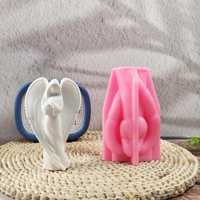 Angel Wing Silicone Molds for Handmade Candle Soap Home Decoration Multipurpose Silicones Moulds for Epoxy Resin Craft