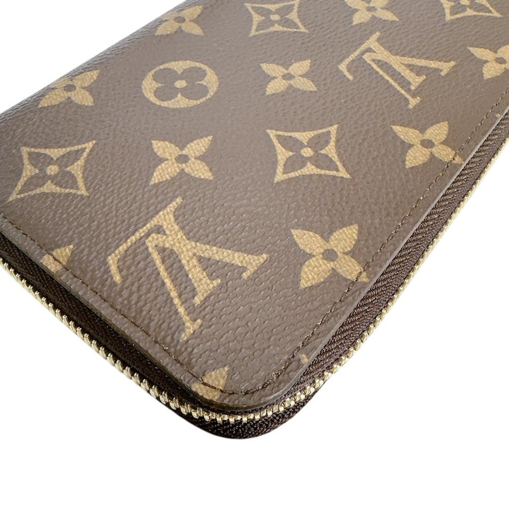 Louis Vuitton Monogram Zippy Wallet Long Wallet Purse Monogram Canvas  M42616 Used
