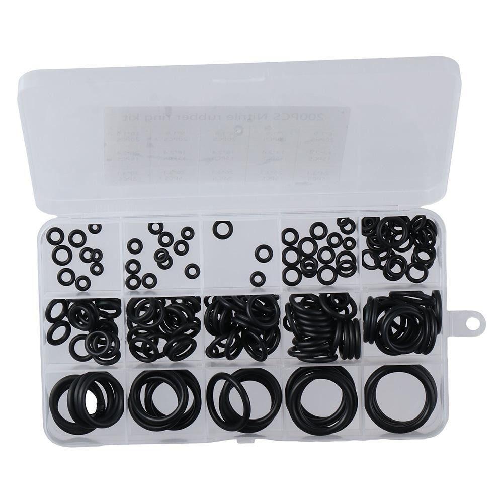 200Pcs With Box Washer Seals Nitrile Rubber Rubber Sealing Gaskets New O Ring