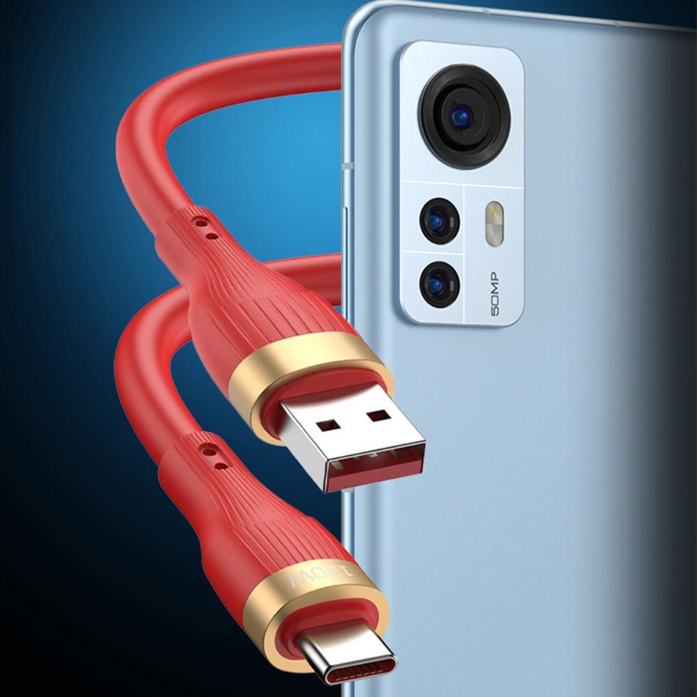 

Провод для передачи данных, сверхтолстый провод для быстрой зарядки, 120 Вт, 6 А, сверхтолстый шнур для передачи данных, передача данных белый