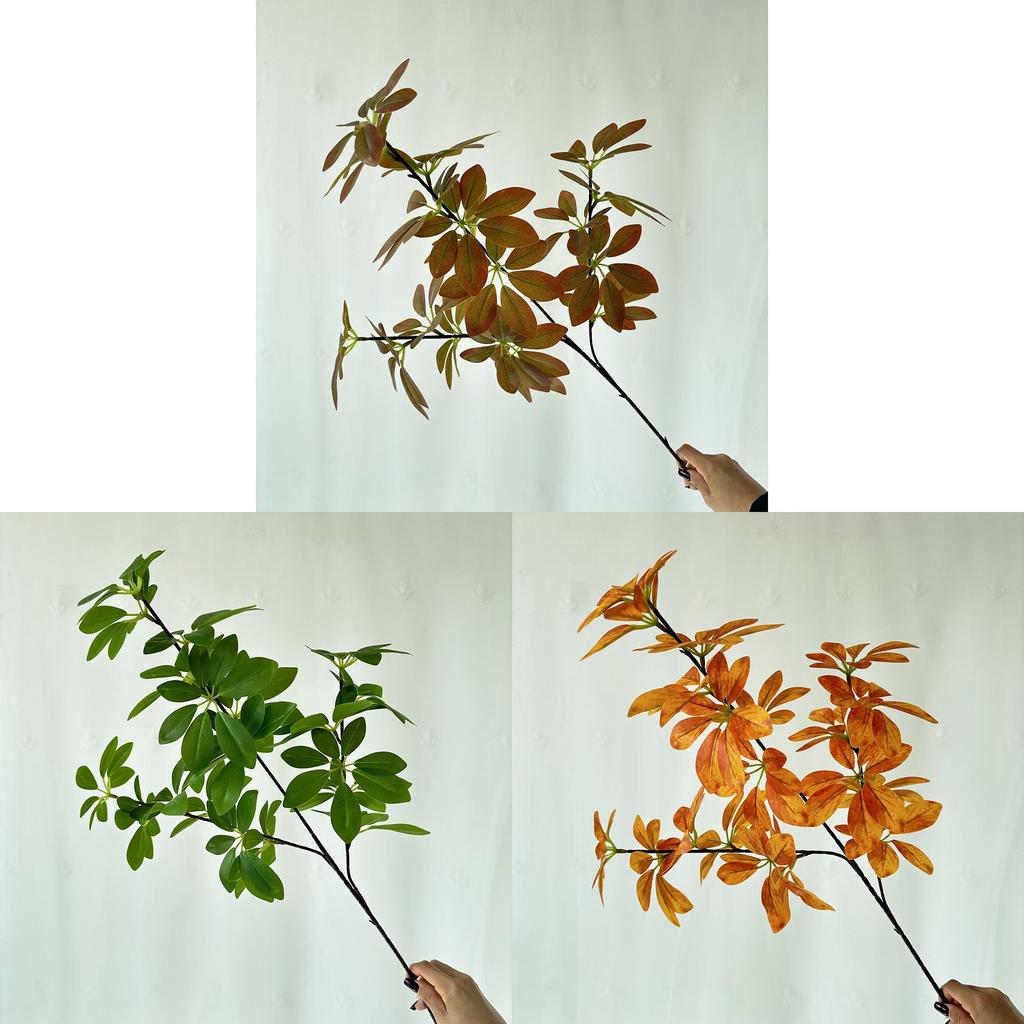 Faux Green Plant Home Decor With Silk Fabric For Wedding Photography And Living Room