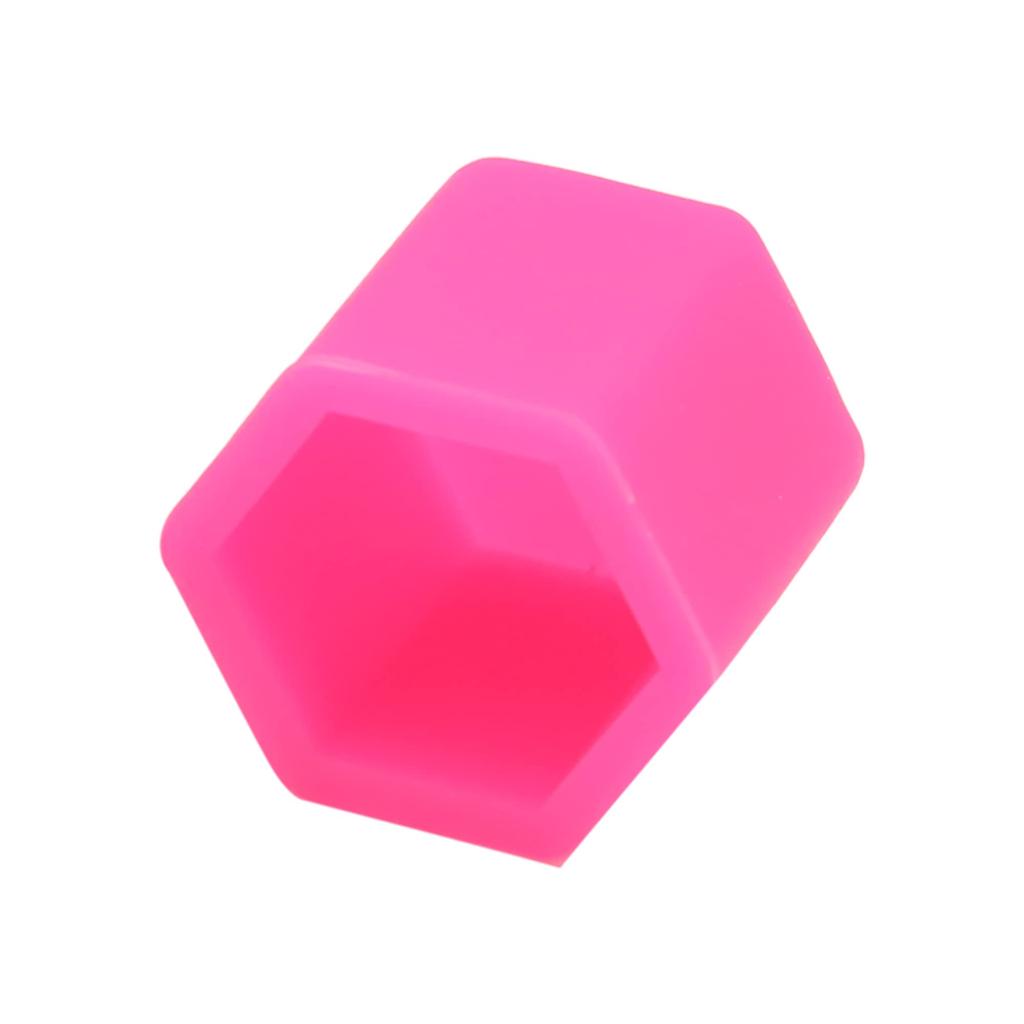uxcell Wheel Lug Cover, 0.7 inches (17 mm), Pink, Luminous, Car Wheel Lug Nut