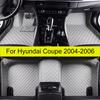 Car Floor Mats for Hyundai Coupe 2004 2005 2006 Auto Foot Pads Automobile Carpet Cover