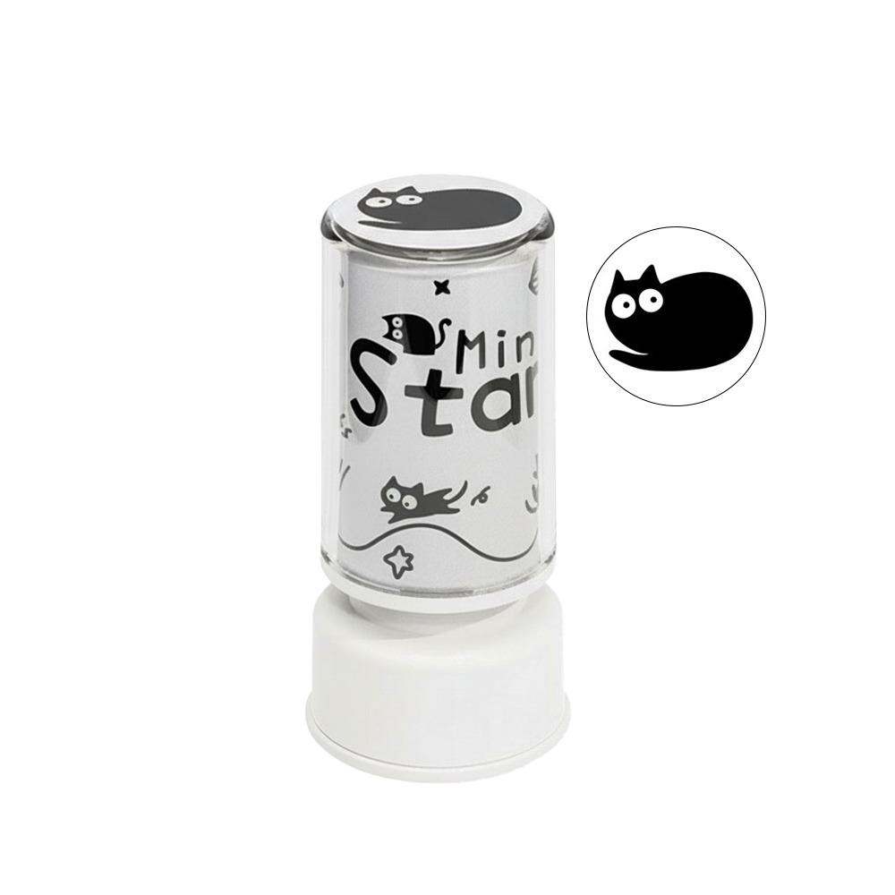 

Funny 8 Patterns Black Cat Stamp Black Color Durable Cartoon Stamp Cartoon Easy To Use Creative Stamp Scrapbooks And Handicrafts