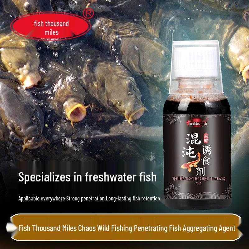 Fish Thousand Miles: Wonton Attractant Lure for Carp, Crucian, Grass, and Silver Carp Fishing