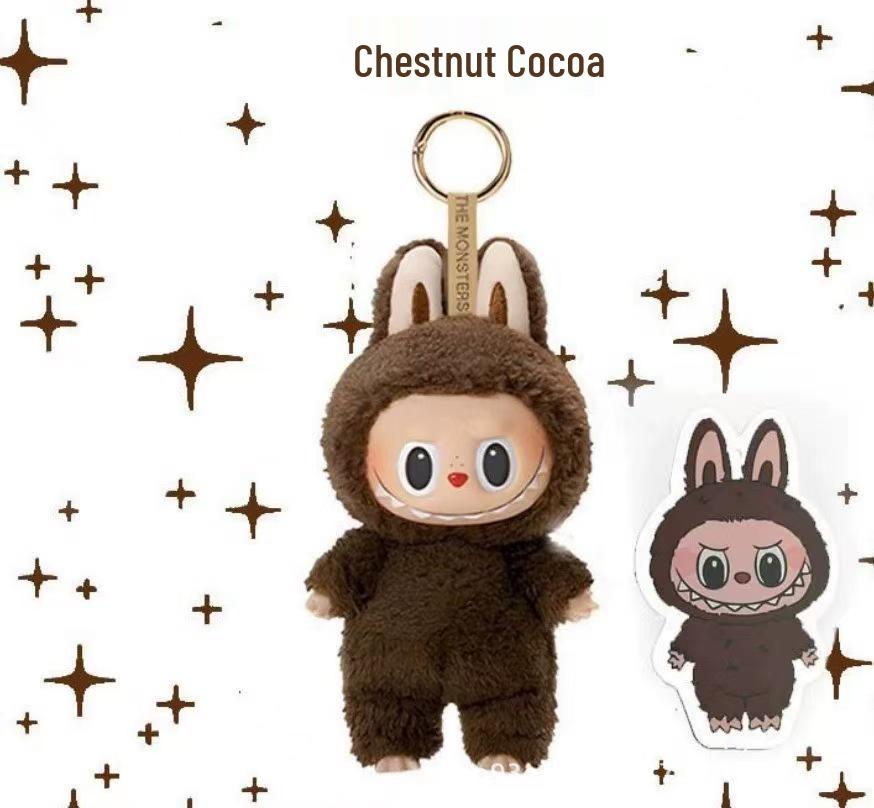 

Плюшева лялька Labubu Gen 1 Вінілове обличчя Брелок Підвіска-шарм Фігурка 17 cm