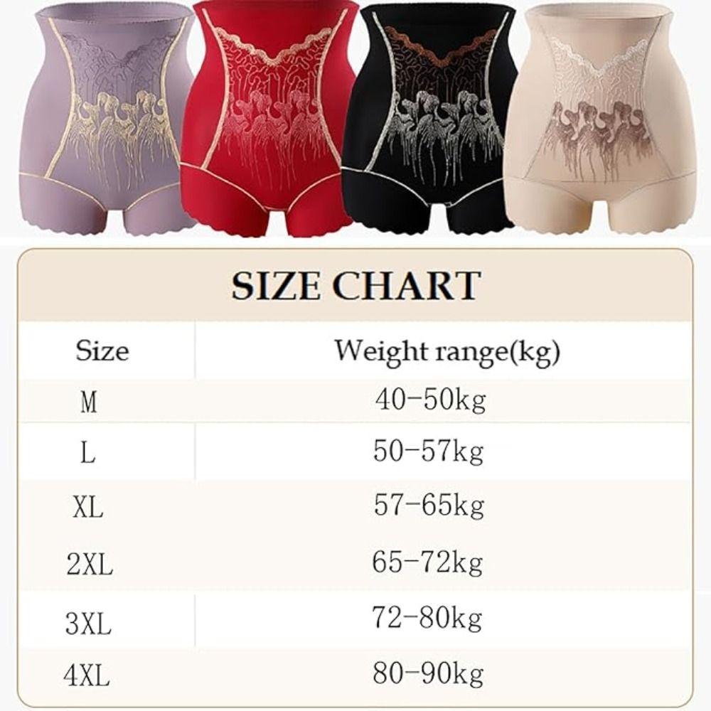 Seamless Tummy Control Shaper Shorts 3D Embroidered Butt Lifter Shapewear New Seamless Panties