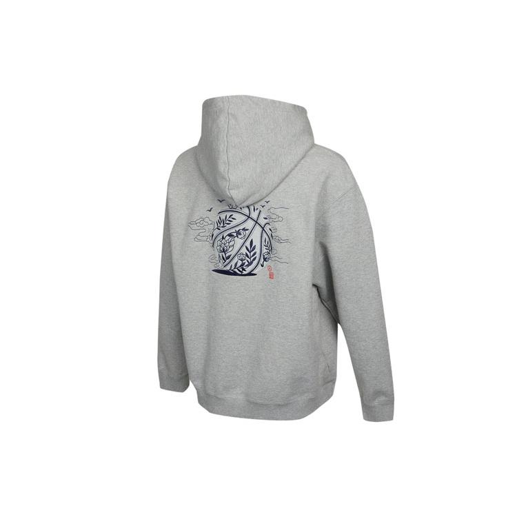 Jordan Sweatshirts Men's Gray Hooded Moderate Regular DO4083-063