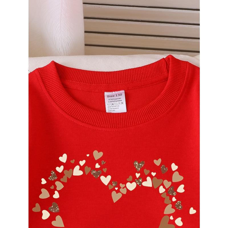 Kids Sweatshirt Crew Neck Fashion Sweatshirt, Autumn and Winter Top, Children's Long Sleeved T-shirt, Casual