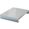 HIRAISM Gas Stove Cover, Range Guard, IH, Induction Cooktop, Single Burner, Stainless Steel, Silver