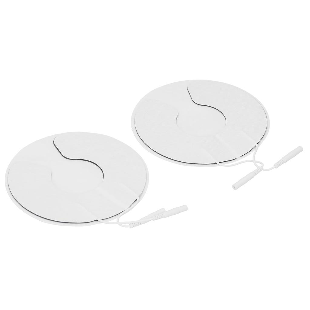 2pcs Breast Electrode Pads for Electric TENS Massager Physiotherapy Machine 11cm  4.3in