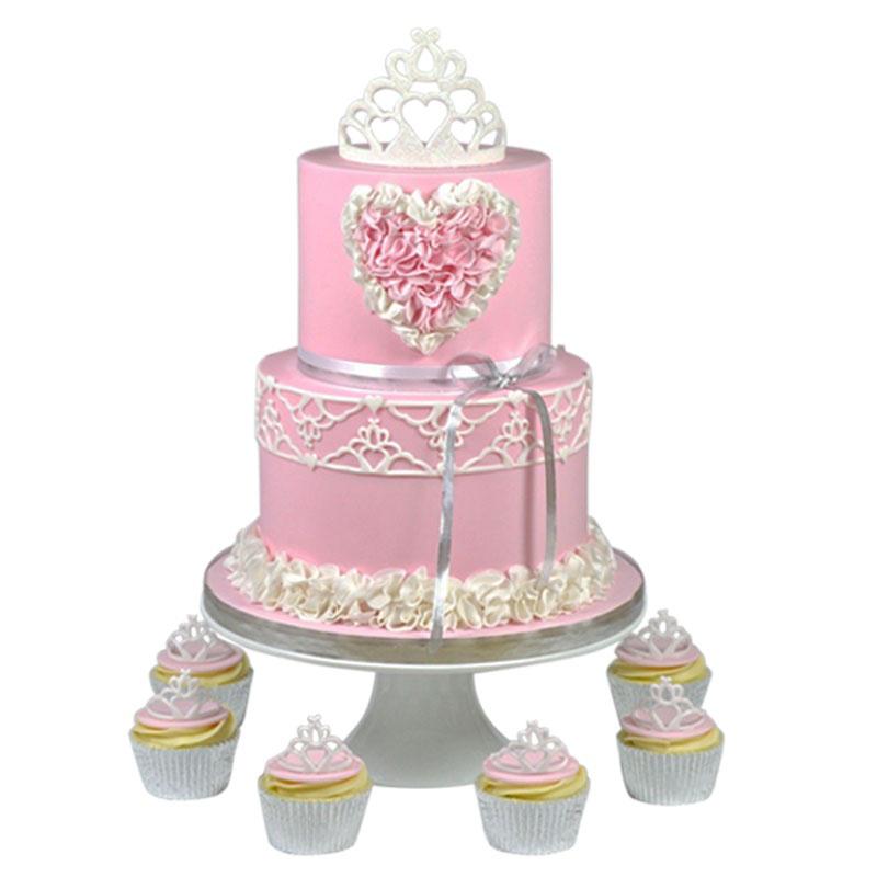 Crown Plastic Fondant Cutter Cake Mold Fondant Mold Fondant Cake Decorating Craft Bakeware