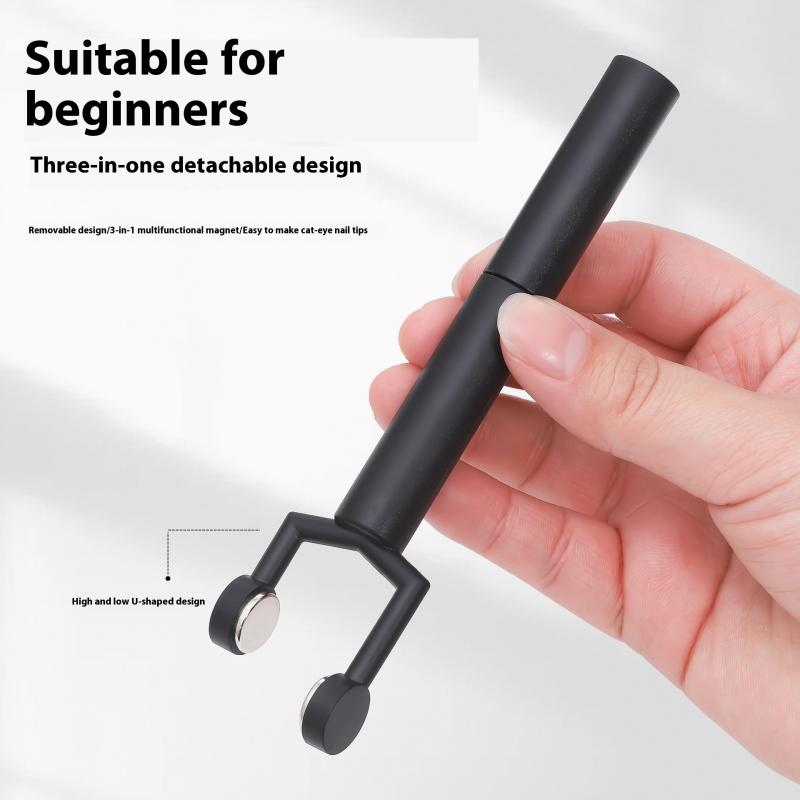 3In1 Strong Detachable Y-Shaped Magnetic Stick For Cat Eye Uv Gel Polish Double Ended Magnet Nail Art Tools Diy Effect Manicure