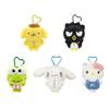 Sanrio Hello Kitty Melody Cinnamoroll Keroppi Pompom Purin Stuffed Toys Pendant Plush Toys Keyring Anime Keychain Birthday Gift