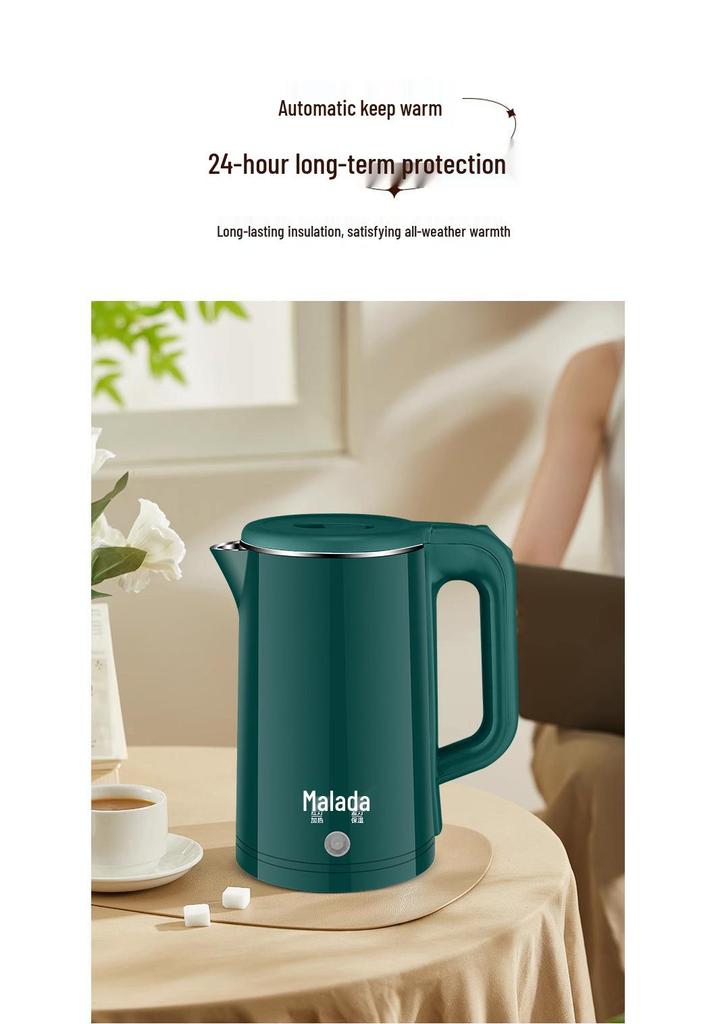 Wanlida 2.0L Stainless Steel Insulated Electric Kettle with Logo Gift