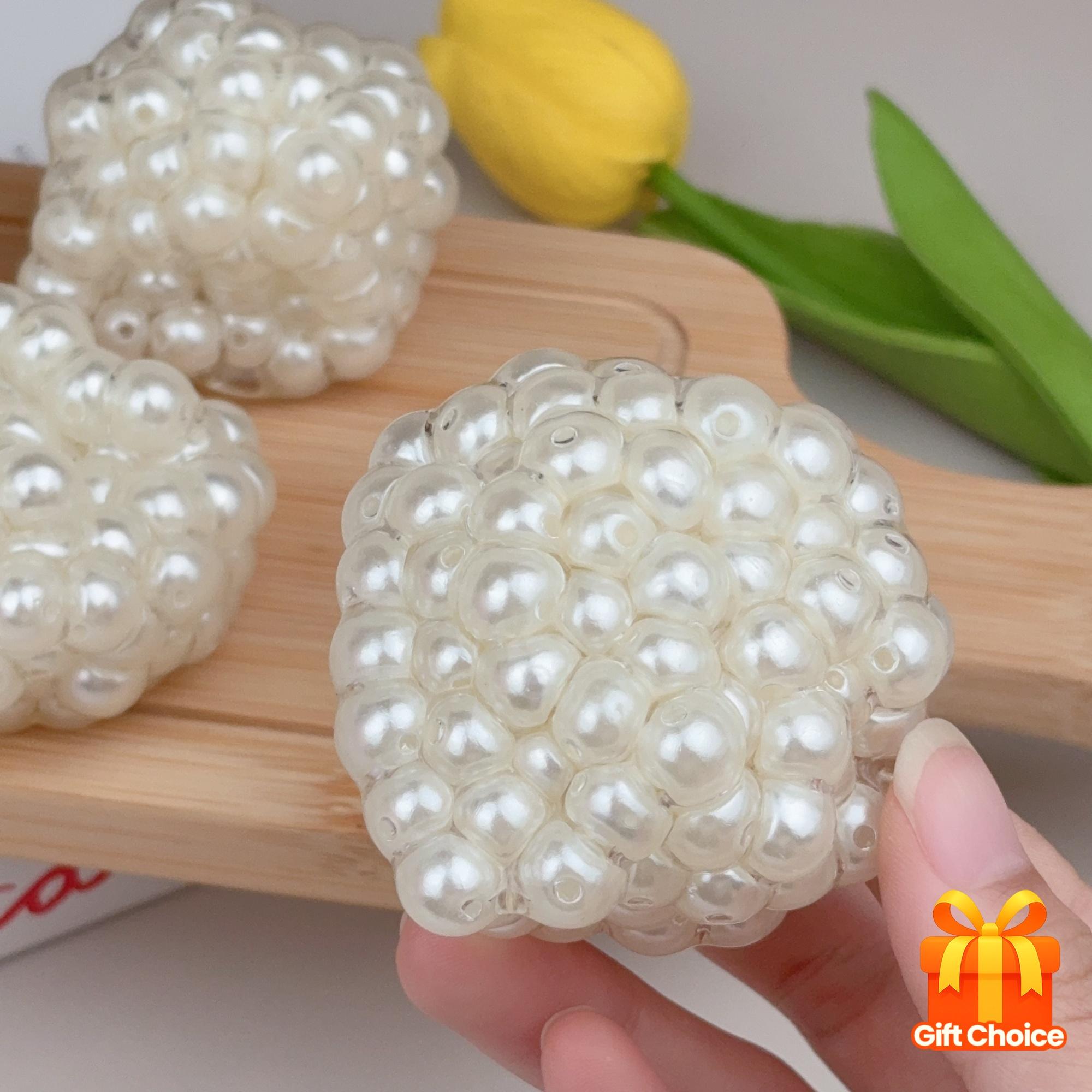

Novel Pearl Slow Rebound Squishy Ball, Exquisite Swirl Texture High Gloss, Desk Decor for Office Party Gift світло-сірого кольору
