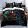 Futuristic soldier with holograms. Bedding sets Duvet cover sets Duvet covers Pillowcases(1*Duvet Cover 2*Pillowcases without duvet insert)