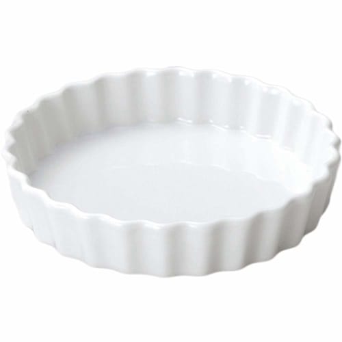 East White Round Pie Plate, 10 inch, 25.8 cm