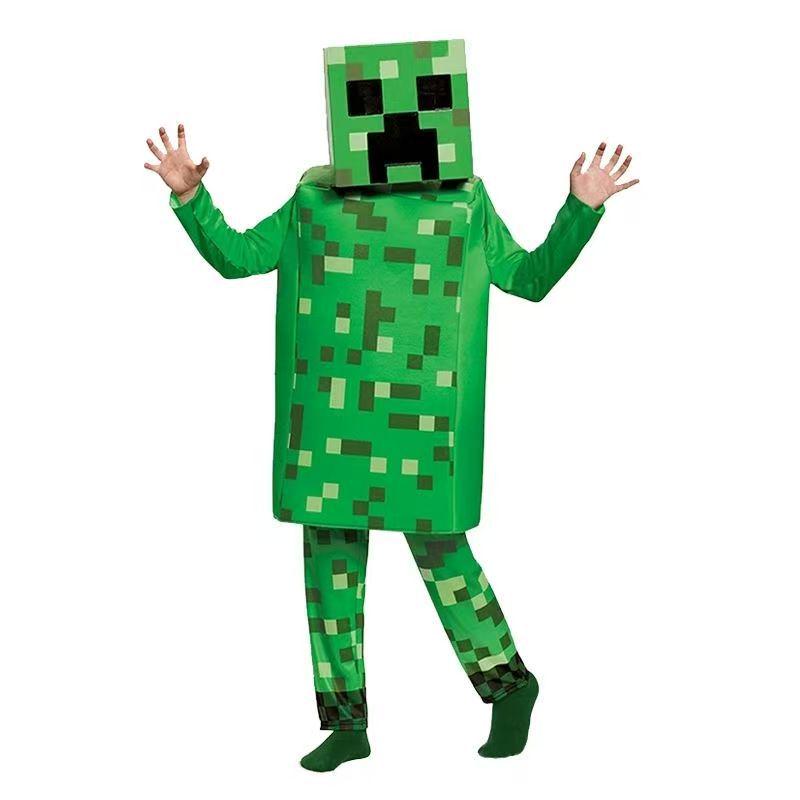 Halloweenský Minecraft Diamantové brnění Cosplay Kostým pro Děti