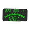 Smart HUD LED Screen High Definition Speed Alarm Multifunction GPS Speedometer Universal 5V for