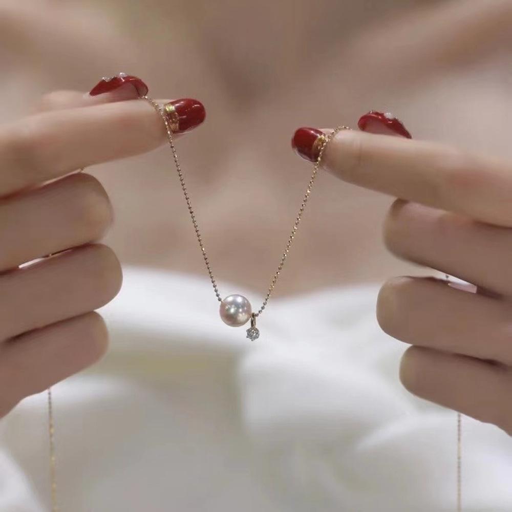 

DIY Pearl S925 Sterling Silver & Gold Clasp Bracelet Necklace Pendant Accessories Silver Small Pendant Only, No Pearl or Chain