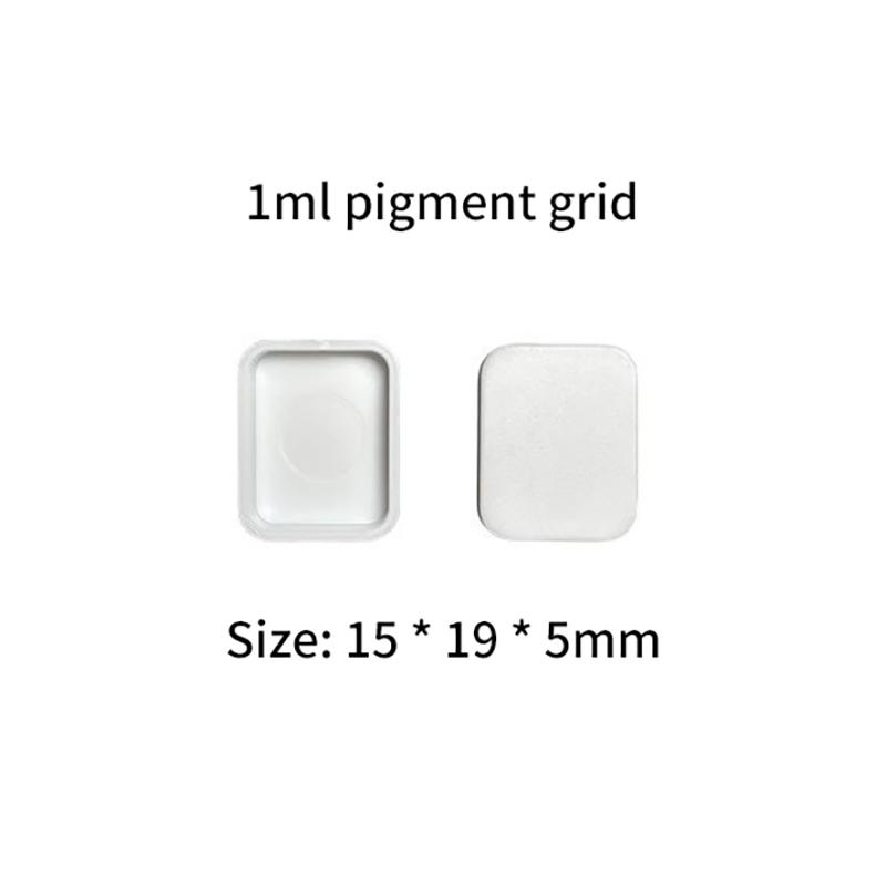 Juego de pintura de acuarela sólida manual de la serie Pearl de 6 colores de 1 ml para pintar uñas con acuarela decorativa