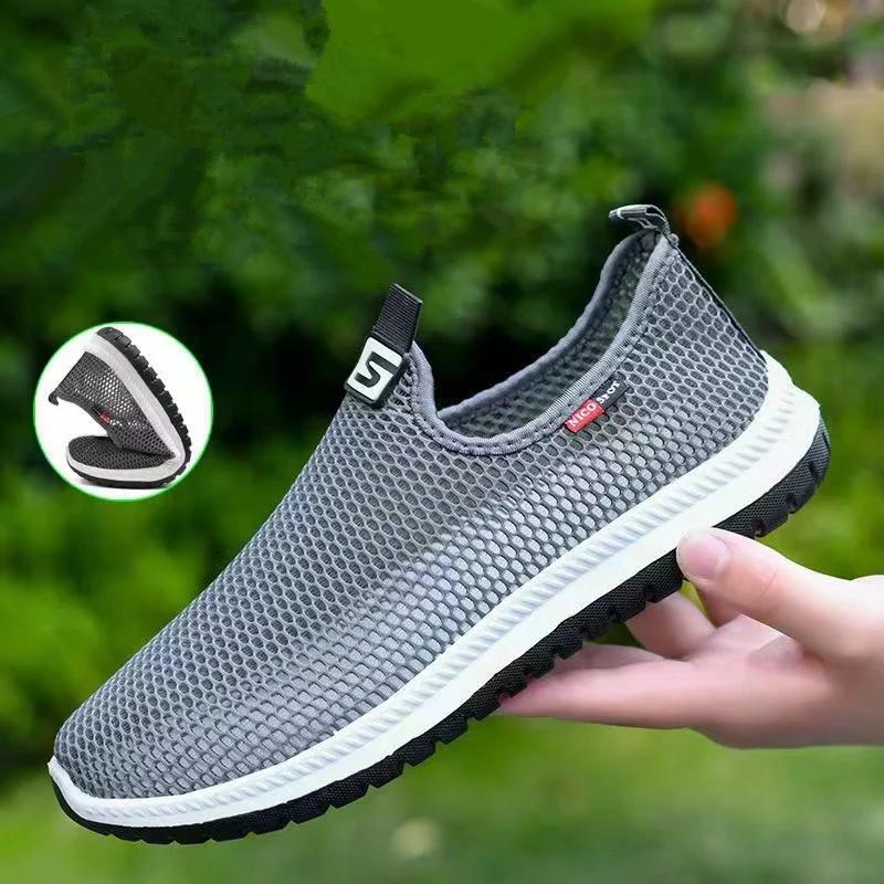 Summer Walking Shoes Hot Sale Men Sneakers Sport Lightweight Casual Hiking Shoes Men Breathable Aqua Shoes Man Outdoor Footwear
