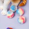 [Haustier] 4 Regenbogenball-Katzenspielzeuge