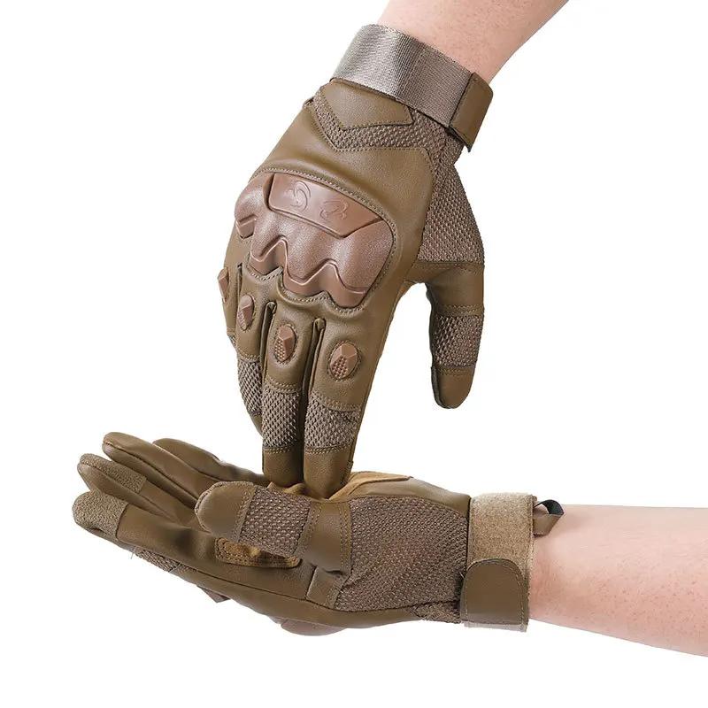 Gloves for Men's Outdoor Cycling Motorcycle Sports,anti Slip Windproof Wear-resistant Combat Protection Hunting Gloves