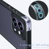 For Oppo Reno13 F 5G (Reno 13 FS 5G)/4G Case Skin-Touch TPU + PC Matte Phone Back Cover, Transparent Black