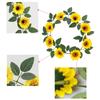 Boho Women Garland Sunflower Flower Floral Hairband Headband Festival Party Wedding
