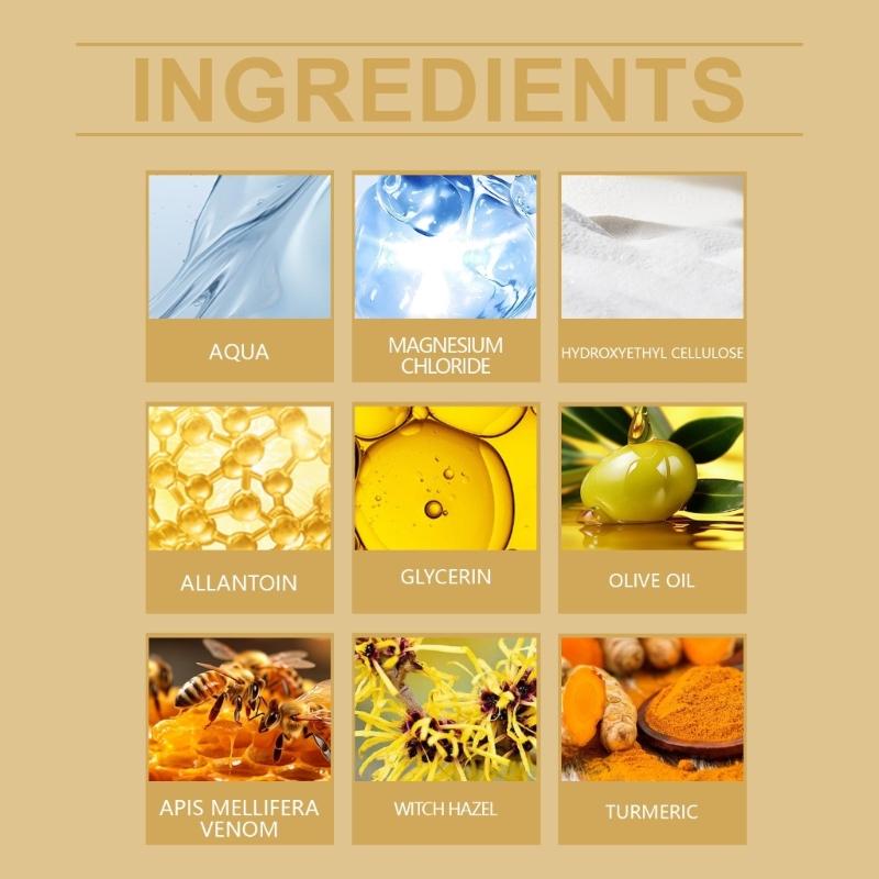 Magnesium Oil & Bees Venoms Joint Healing Sprays Joint Treatments Fast Absorption Bees Venoms Joint Soothing Sprays