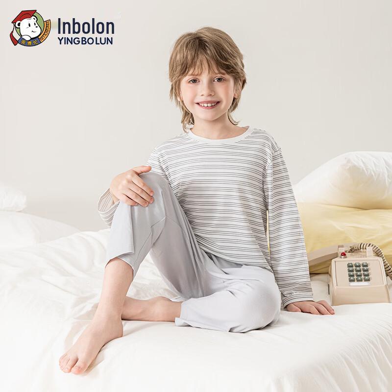 Yingbolun Boys  Long Sleeve & Pants Pajama Set 140