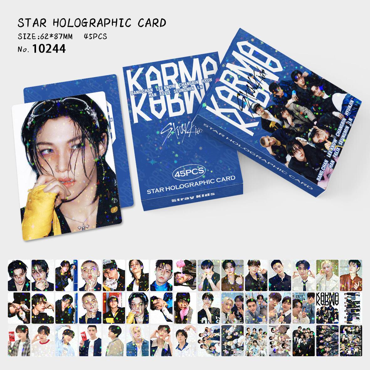New Year Gift Skzoo Lomo Cards 45Pcs Double-Sided Stray Kids Photo Cards Fans Must-Have Birthday Present Collection Cards In Sto