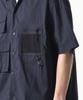 MUSINSA STANDARD [City Leisure] Cn Oversized Multi-Pocket Short Sleeve Shirt [Navy]