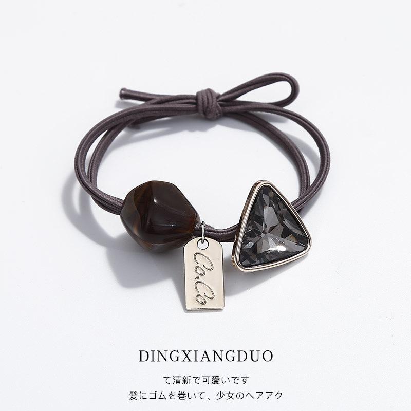 Korean Simple Scrunchie Women Girls Elastic Hair Rubber Bands Accessories Tie Hair Rope Ring Holder Ornaments Headdress