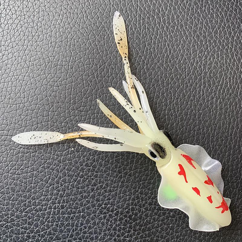 Fishing Soft Squid Lure Luminous/Uv Squid Jig Fishing Lures For Sea Fishing Wobbler Bait